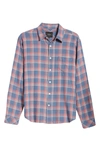 Rails Wyatt Plaid Button-up Shirt In Blue/ Faded Red/ Cream