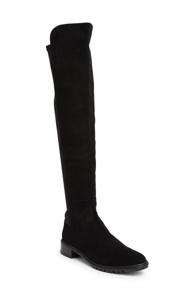 Stuart Weitzman City Over-the-knee Boot In Black