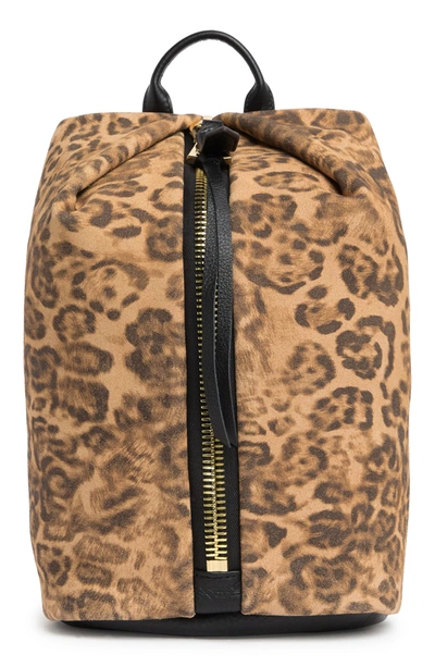 Aimee Kestenberg Ava Genuine Calf Hair Backpack In Amazon Leopard