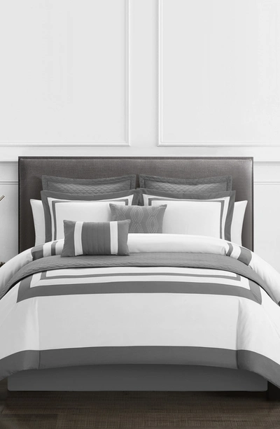 Chic Lettice Hotel Collection 8-piece Set In Grey | ModeSens