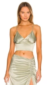 Just Bee Queen Sabina Bralette In Sage