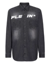 PHILIPP PLEIN PLEIN™ LOGO牛仔衬衫