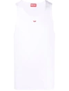 Diesel Oval-d Cotton Blend Tank Top