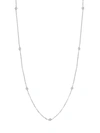 Effy Eny Women's Sterling Silver & 0.23 Tcw Diamond Necklace/36" In Silver