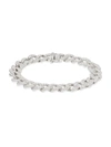 Saks Fifth Avenue Women's 14k Gold & 4.36 Tcw Diamond Bracelet In White Gold