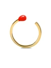 Gabi Rielle Women's Love & Protection Matchstick 14k Gold Vermeil Adjustable Ring/size 5.5 In Gold