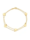 Saks Fifth Avenue Women's 14k Yellow Gold Disk Tin Cup Bracelet In Yellow Gold