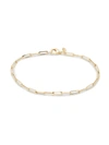 Saks Fifth Avenue Made In Italy Women's 14k Yellow Gold Paper Clip Link Bracelet In Yellow Gold