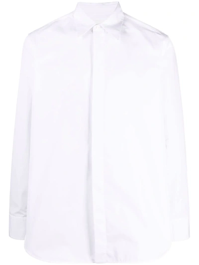 Jil Sander Long-sleeved White Shirt