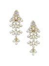 CZ BY KENNETH JAY LANE WOMEN'S LOOK OF REAL 14K GOLDPLATED & CRYSTAL MARQUISE CLIP-ON EARRINGS