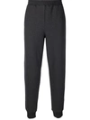 Helmut Lang Men's Blur Logo Jogger Pants In Grey
