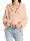 Free People Women's Marlie Knit Sweater In Dusty Pink