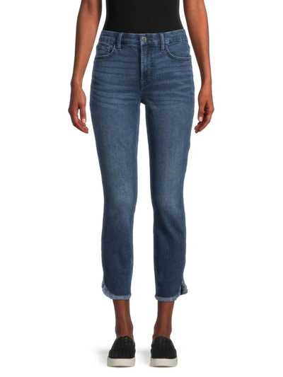 Jen7 Women's Jen Frayed Cuff Skinny Jeans In Sonoma