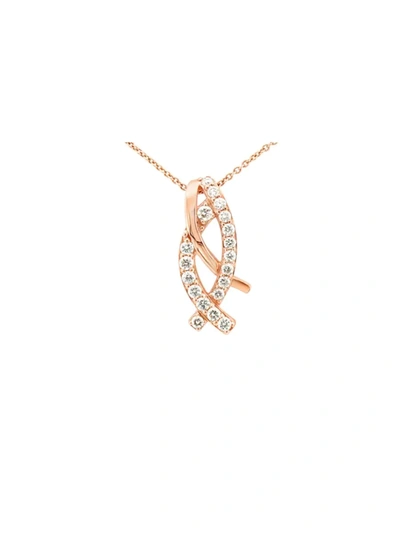 Le Vian Women's 14k Strawberry Gold® & Vanilla Diamonds® Pendant Necklace