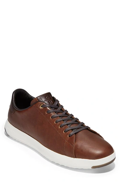 Cole Haan Grandpro Low Top Trainer In Mesquite/ Coffee Leather
