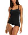 Charter Club Women's Shelf-bra Cami Tank, Created For Macy's In Classic Black