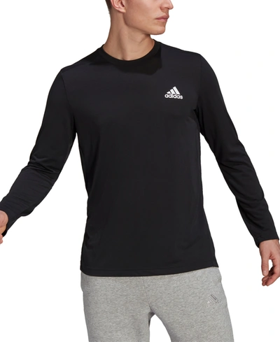 Adidas Originals Men's Adidas Aeroready Designed 2 Move Feelready Sport Long  Sleeve Tee In Black | ModeSens