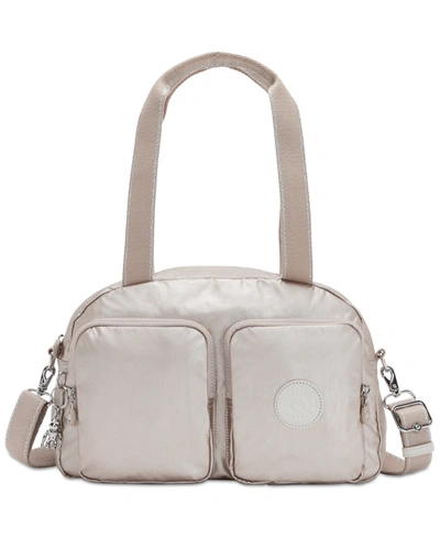 Kipling Cool Defea Shoulder Bag In Metallic Glow