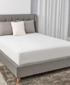 Allerease The Bedroom Mattress Protector And Pillow Protector 3 Piece Set, Queen In White