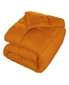 Superior Breathable All Season Down Alternative Comforter, Queen In Dusty Orange