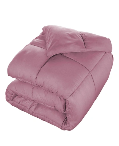Superior Breathable All Season Down Alternative Comforter, Twin Xl In Mauve