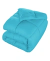 Superior Breathable All Season Down Alternative Comforter, Twin Xl In Winter Blue
