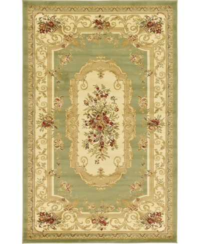 Bayshore Home Belvoir Blv3 5' X 8' Area Rug In Green