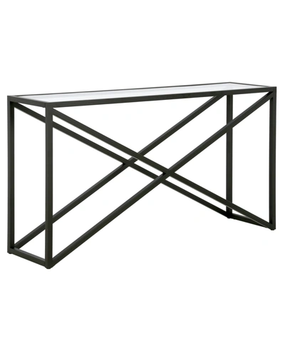 Hudson & Canal Calix 55" Console Table In Blackened Bronze