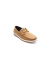 Aston Marc Men's Faux Nubuck Boat Shoes In Tan
