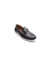 Aston Marc Men's Perforated Classic Driving Shoes In Black