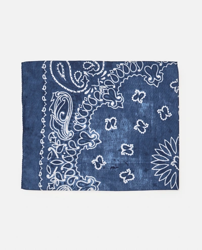 Golden Goose Deluxe Brand Paisley Printed Scarf In Blue