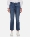 Frame Le High Straight Jeans In Blue