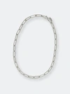 Ettika Interlinked Chain Necklace In White