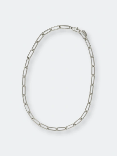 Ettika Interlinked Chain Necklace In White