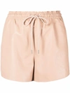 Stella Mccartney Alter Mat Track Shorts In Rosa