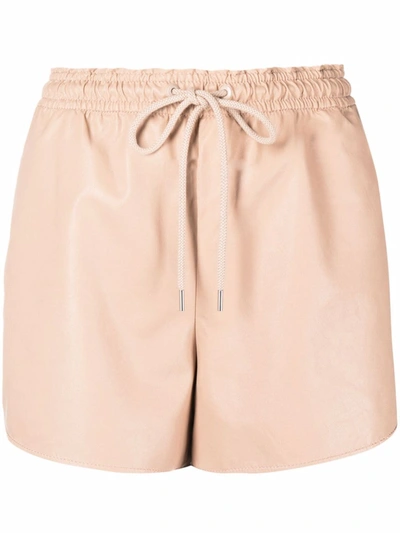 Stella Mccartney Alter Mat Track Shorts In 粉色