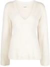 KHAITE THE CLAUDIA DEEP-V JUMPER