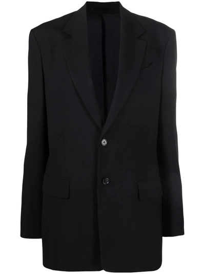 Filippa K Davina Oversized Wool Blazer In Black