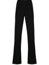 Galvan Combo Flared Jumpsuit In Black