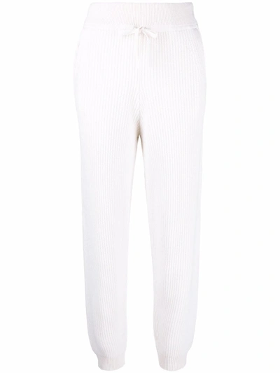 Rag & Bone Pierce' Cashmere Knit Drawstring Trousers In White