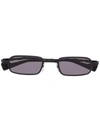 Kuboraum Rectangle-frame Sunglasses In Black