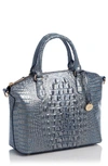 Brahmin Duxie Ombre Melbourne Embossed Leather Crossbody In Serenity