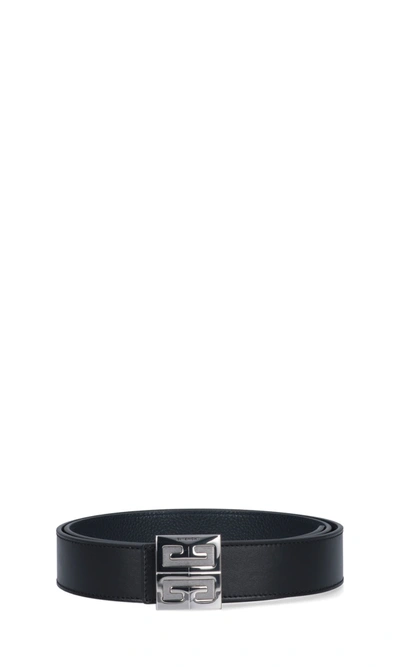 Givenchy '4g' Reversible  Belt In Black