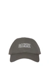 Ganni Khaki Organic Cotton Software Cap In Green