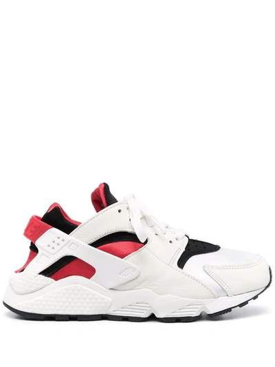 Nike Air Huarache Sneakers In Summit White/university Red