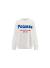 Alexander Mcqueen Alexander Mc Queen Graffiti Sweatshirt In White/multi