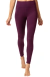 Threads 4 Thought Monica High Waist Crop Leggings In Heather Amaranth