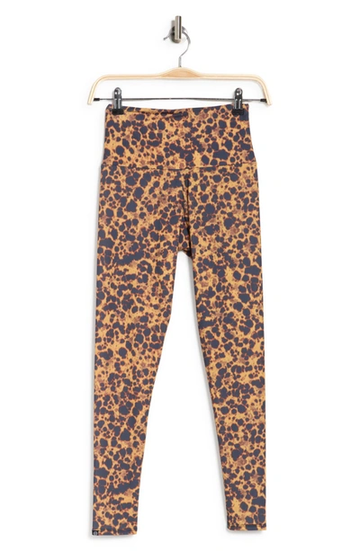 Onzie High Rise Capris In Tortoise Shell
