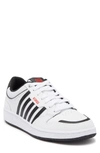 K-swiss City Court Sneaker In White/ Black/ Red