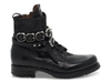 A.S. 98 A.S. 98 WOMEN'S BLACK LEATHER ANKLE BOOTS,AS9850211N 39